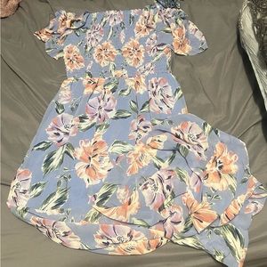 Off the Shoulder Maxi Dress